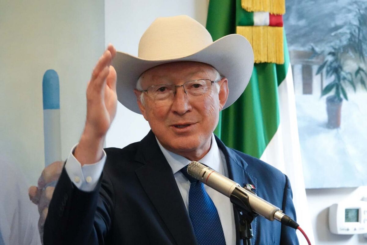 Ken Salazar en conferencia |Foto: Cuartoscuro