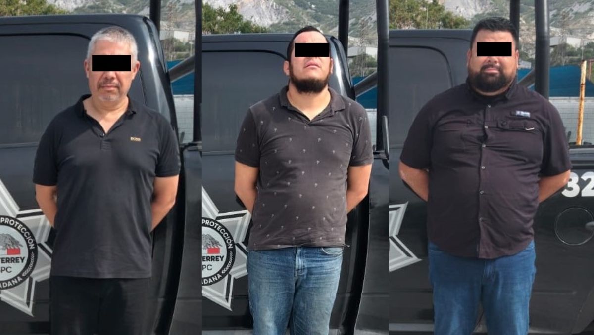 Los tres hombres quedaron a disposición de las autoridades. | Especial