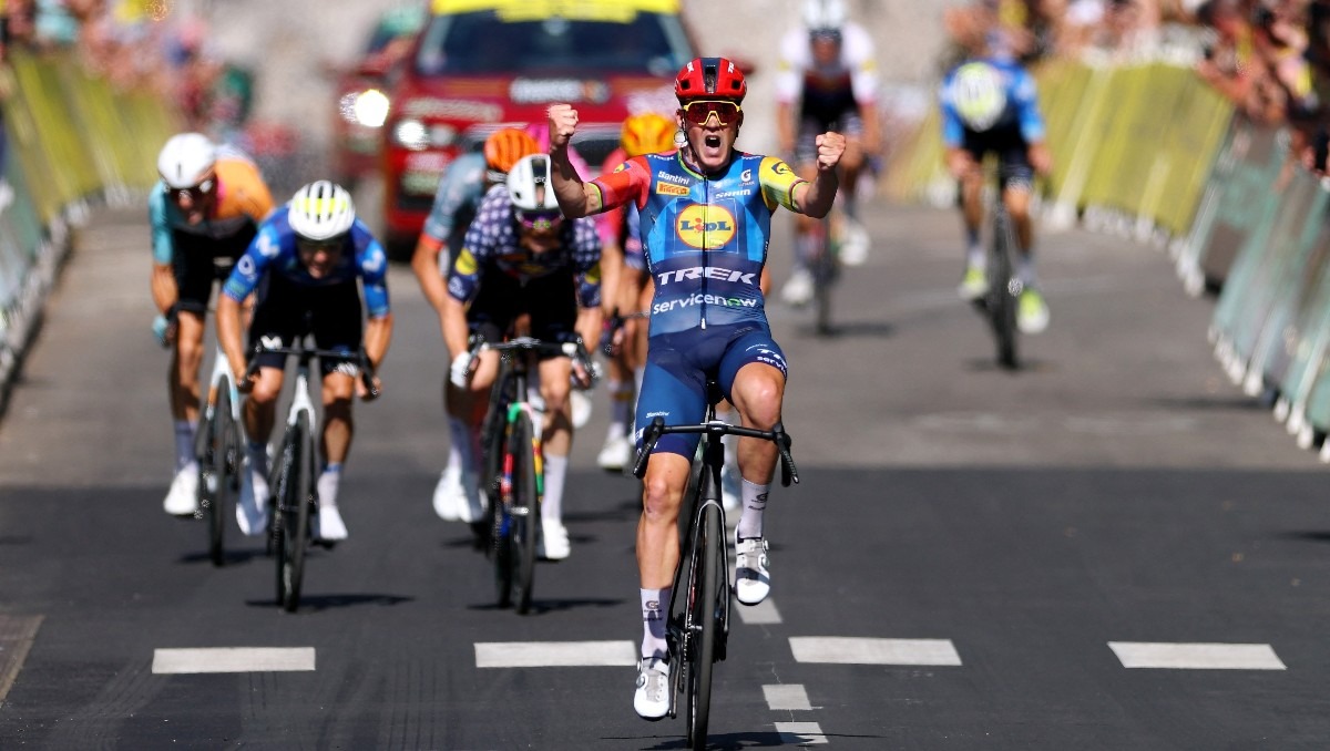Mads Pedersen triunfa en la cuarta etapa del Tour de Francia 2026 (Reuters)