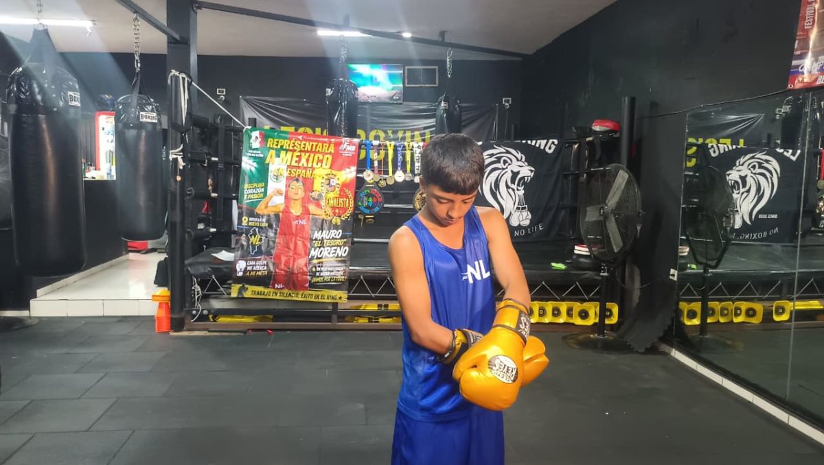 Mauro "El Tesoro" Morenos sueña con ser boxeador profesional y conseguir algún día ser medallista olímpico. Lolita Lastra