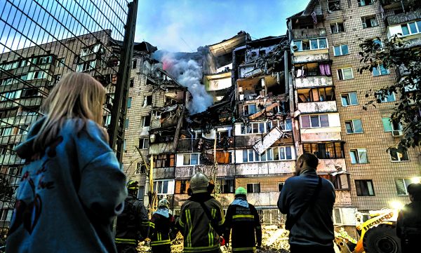 Moscú lanzó un total de 68 misiles, según el gobierno de Zelenski. EFE