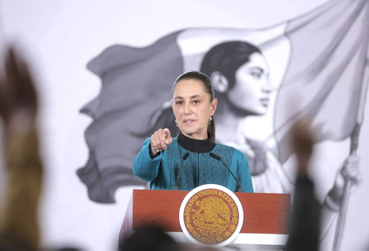 La Presidenta destacó los resultados en materia de seguridad en Sinaloa. | Foto: Ariel Ojeda