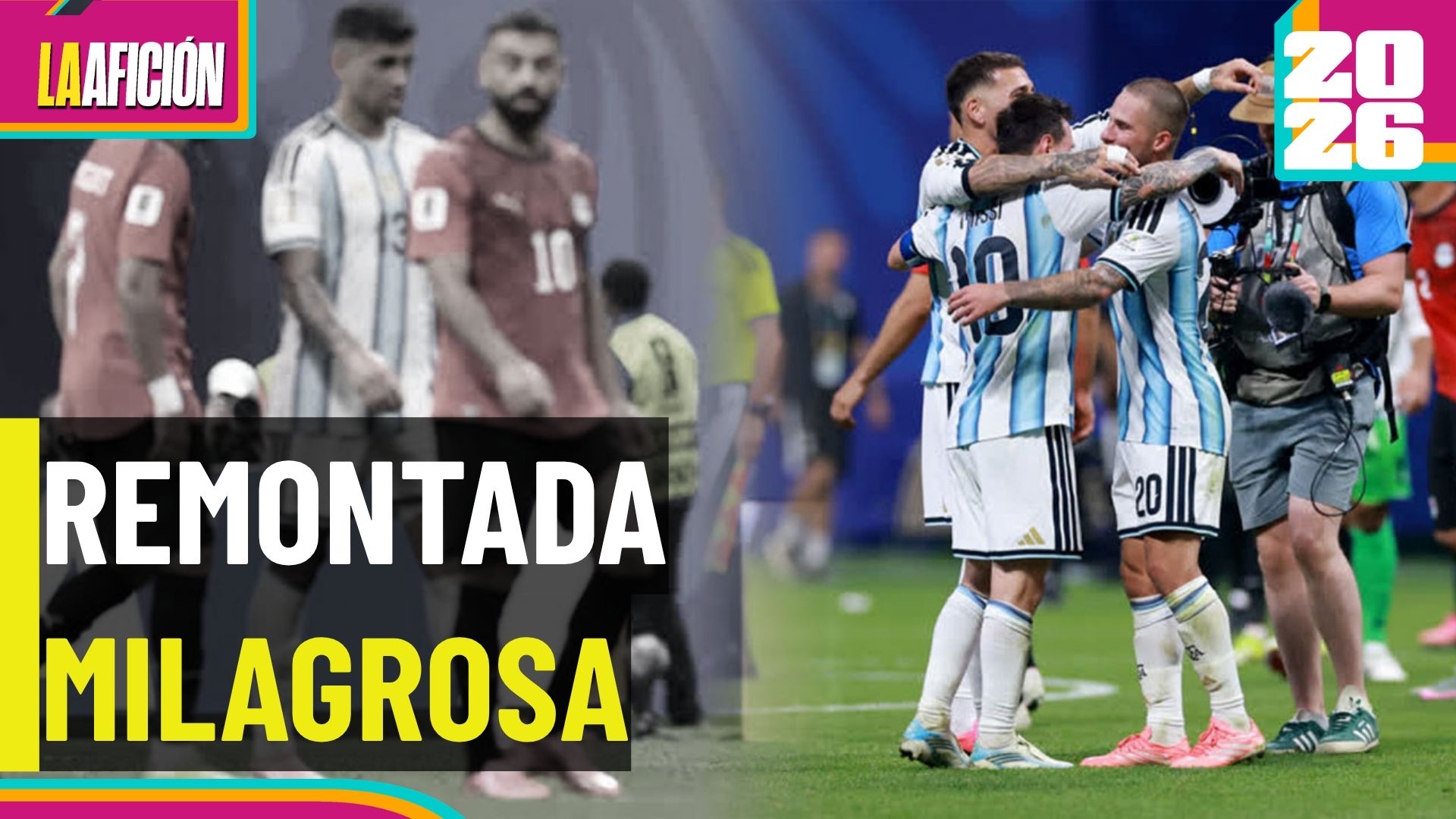 Argentina sufrió por segunda ocasión consecutiva y con otro equipo africano, pues fueron 80 minutos donde iban abajo por 2-0