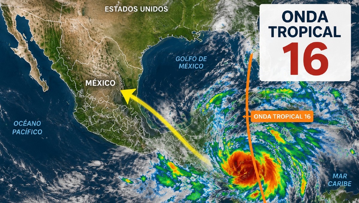 La trayectoria de la onda tropical 16 dejará lluvias en el sureste | IA Discover