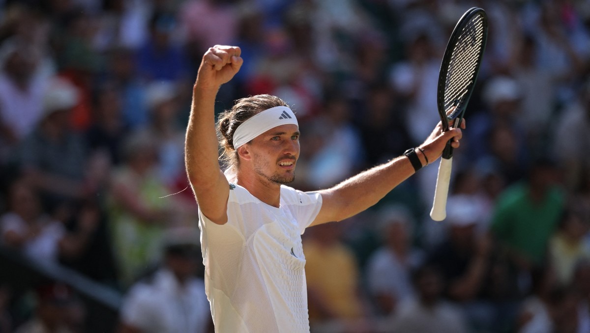 Zverev pasa a Cuartos de Final de Wimbledon por primera vez (Reuters)
