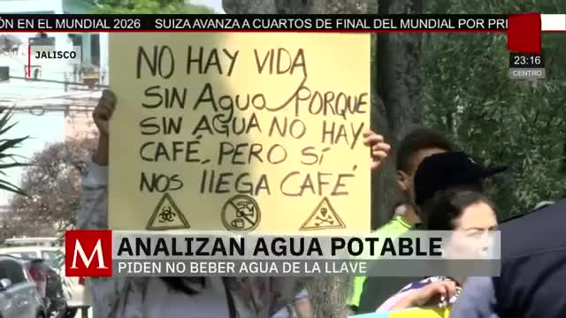 Autoridades advierten no beber agua del grifo en Guadalajara por posible contaminación