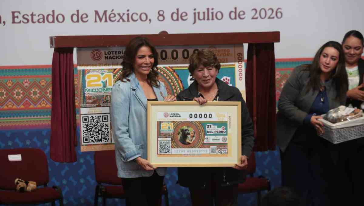El billete conmemorativo ofrece un premio mayor de 21 millones de pesos y promueve el cuidado de perros y gatos. | Foto: Tania Contreras