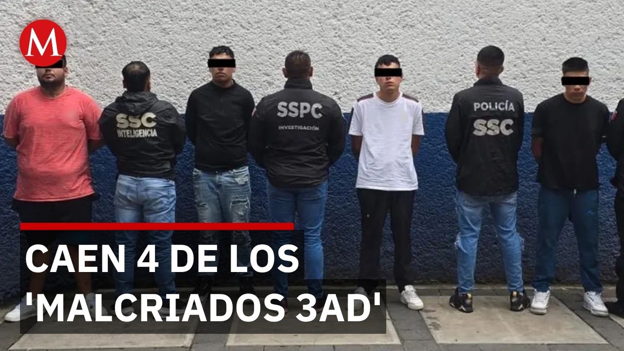 Detienen a 4 integrantes de banda de extorsionistas en CdMx; redes activas en zona poniente