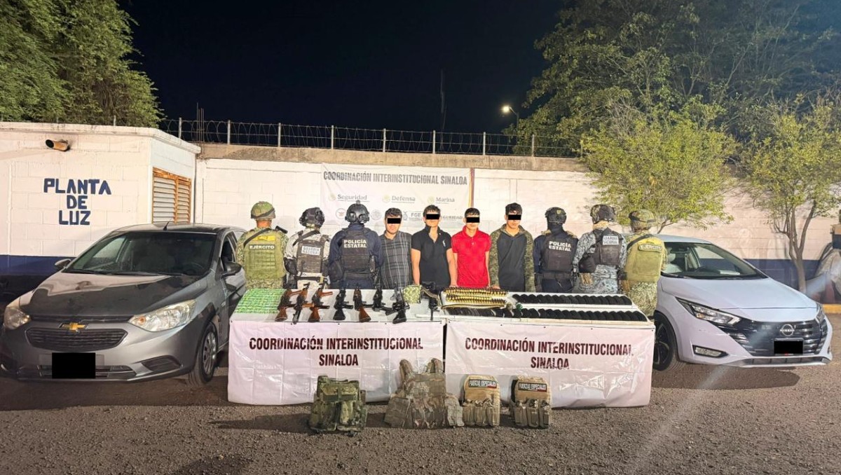 Durante el operativo fueron detenidas cuatro personas. | Foto: Especial