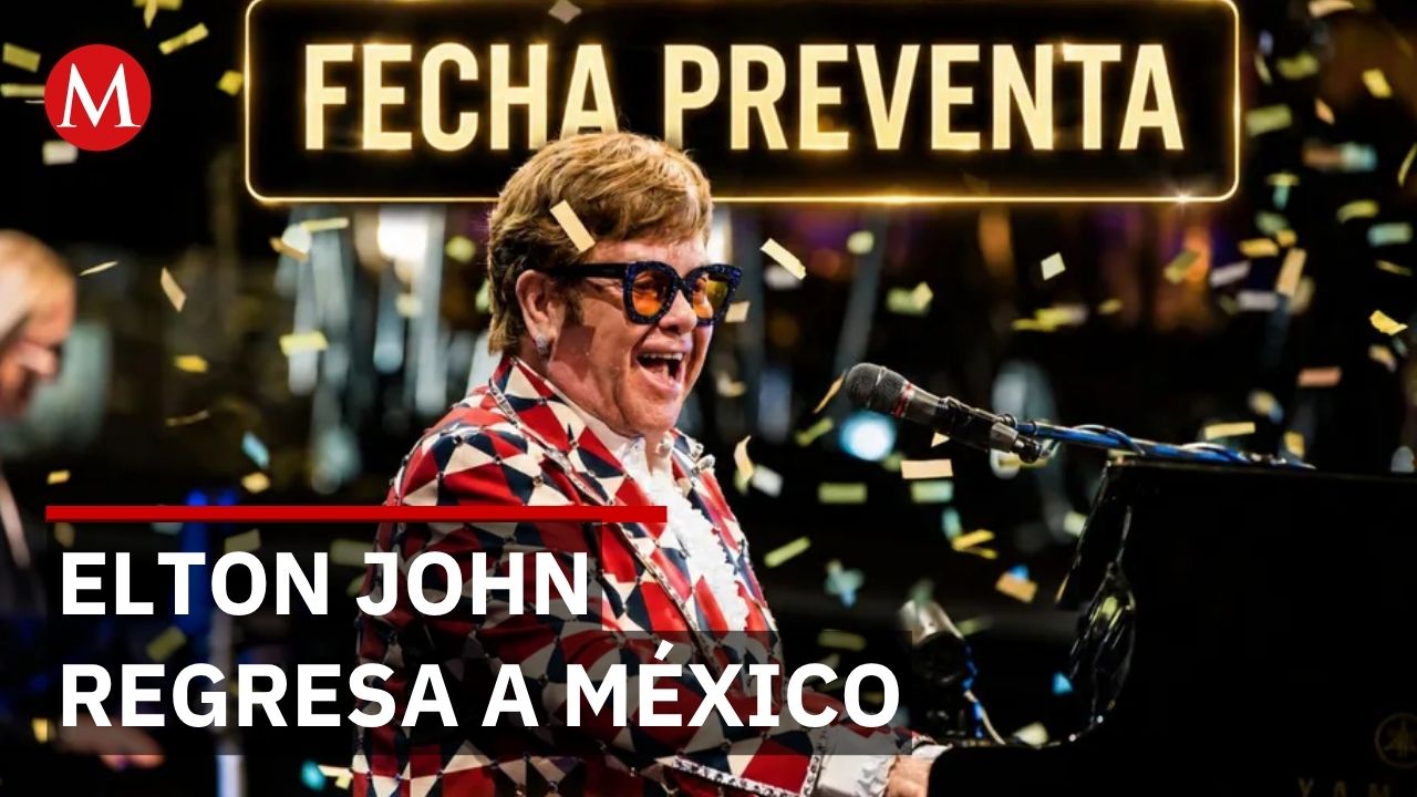 Elton John regresa a CdMx después de 14 años con conciertos de despedida en octubre