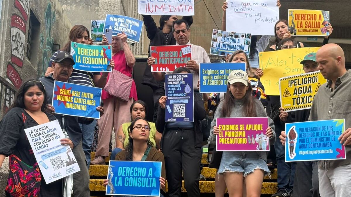Exigen emergencia sanitaria en Guadalajara por agua contaminada del SIAPA (Fátima Briceño)