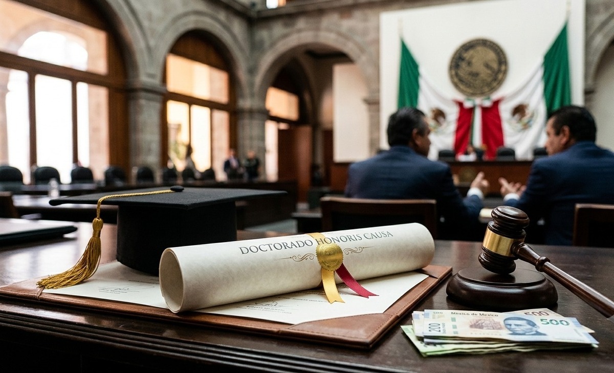 La iniciativa prevé así reconocer legalmente la figura del doctorado honoris causa como la máxima distinción honorífica universitaria. | Foto: IA