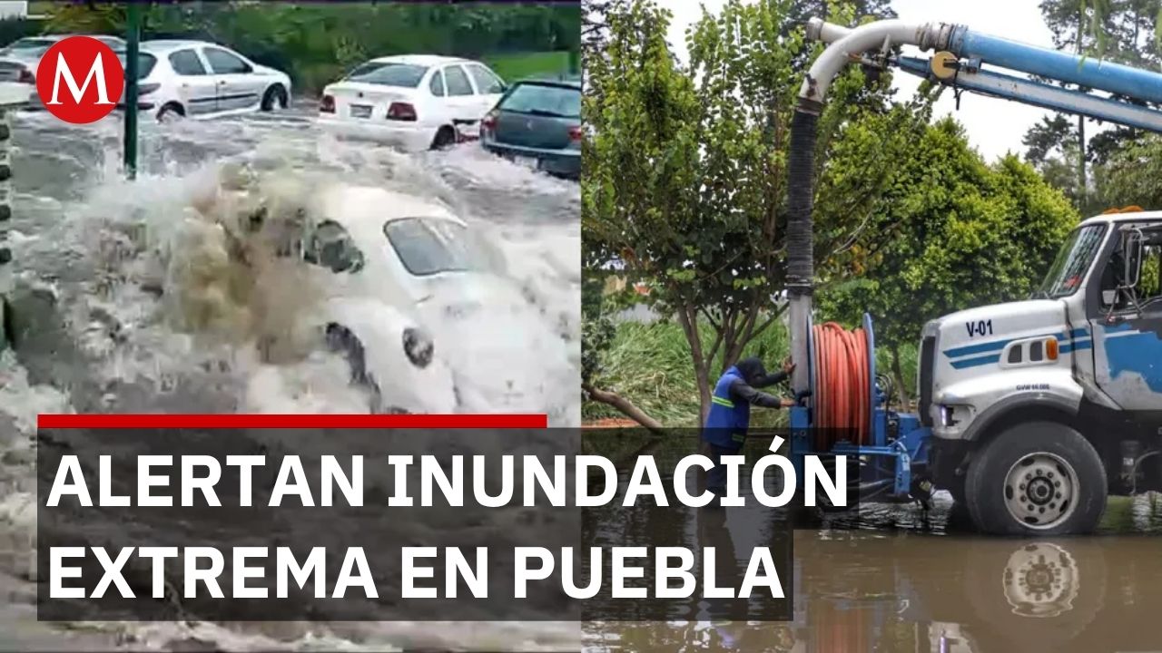 Inundaciones en Puebla afectan viviendas locales. Autoridades se comprometen a ayudar
