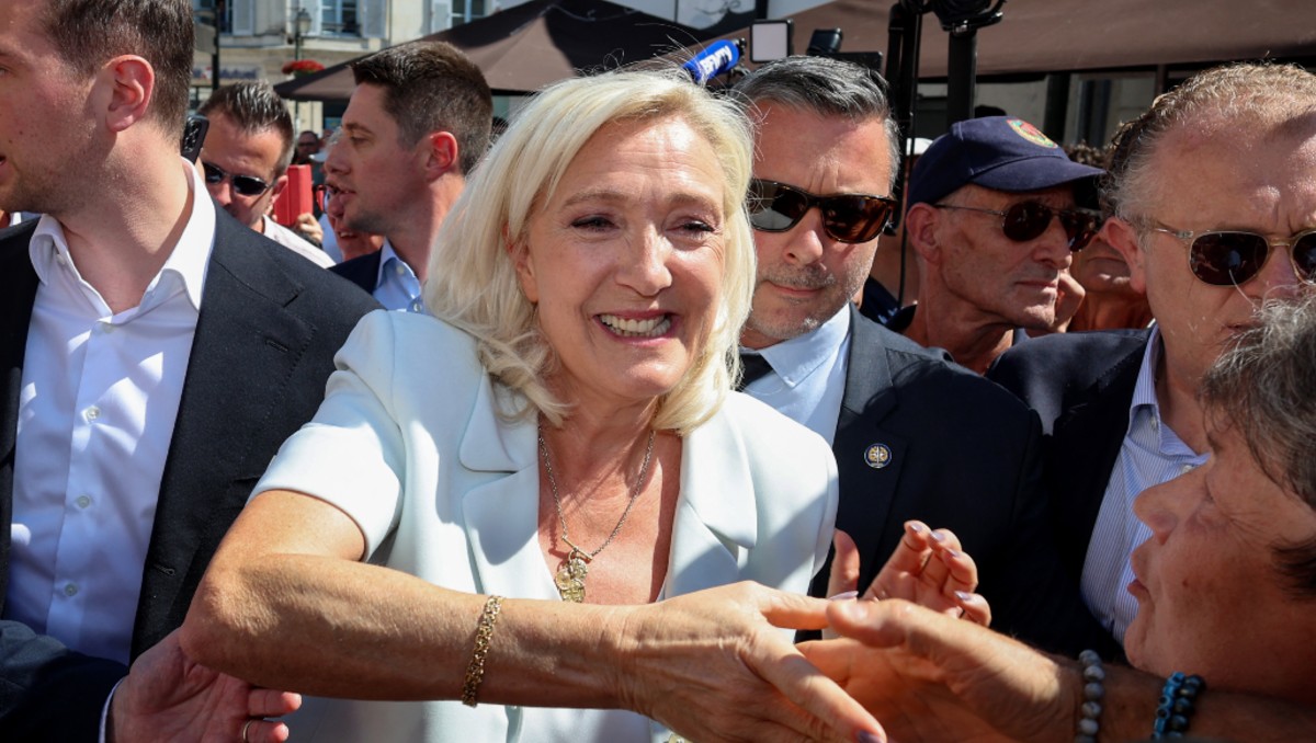 Marine Le Pen, líder del partido de extrema derecha francés Rassemblement National. | AFP