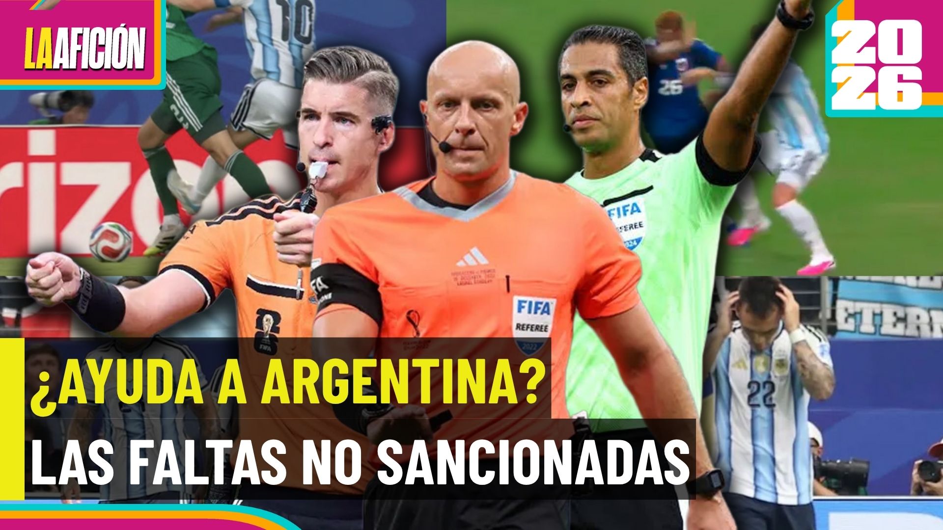 MUNDIAL 2026: ¿Ayuda a Argentina? Las polémicas arbitrales de Messi