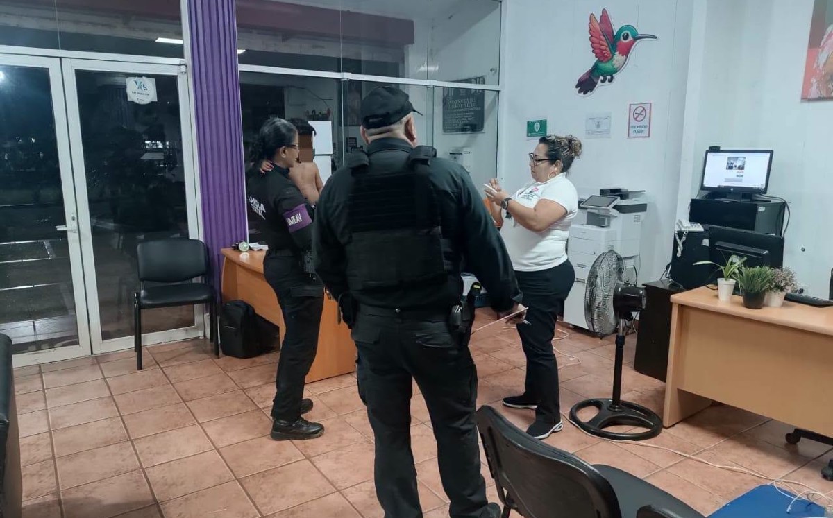 El niño fue entregado al DIF Altamira.| Fb; SSPT