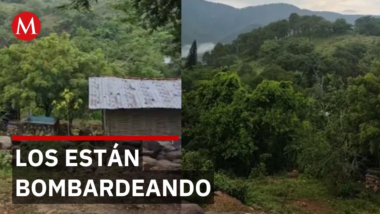 Pobladores denuncian ataques con drones en Guerrero