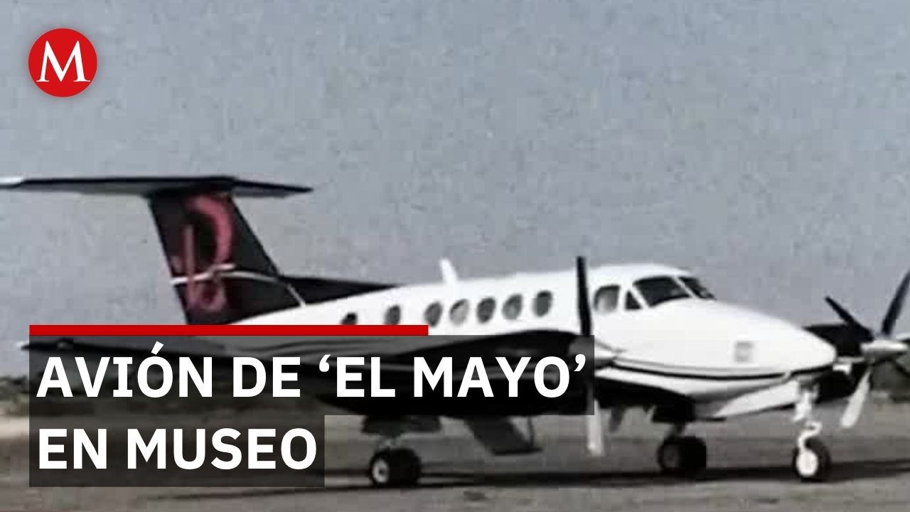 Avión confiscado de 'El Mayo' Zambada se exhibe en museo con aeronaves de la Segunda Guerra Mundial