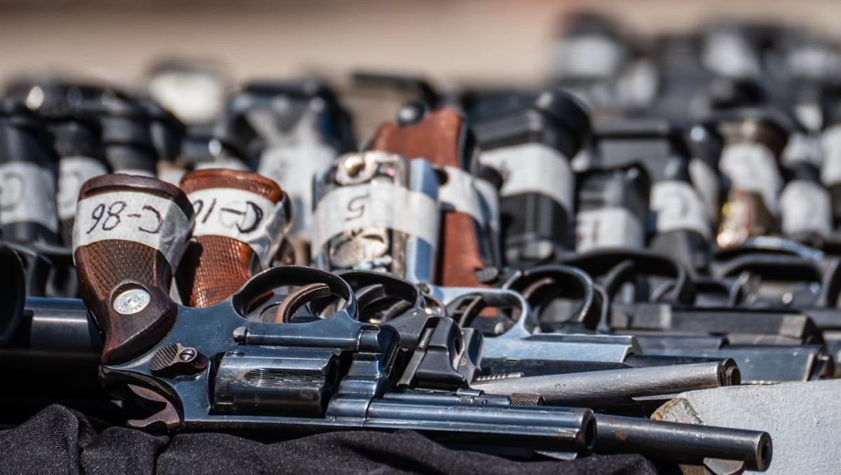 Destruyen armas en Baja California. | Foto: Especial