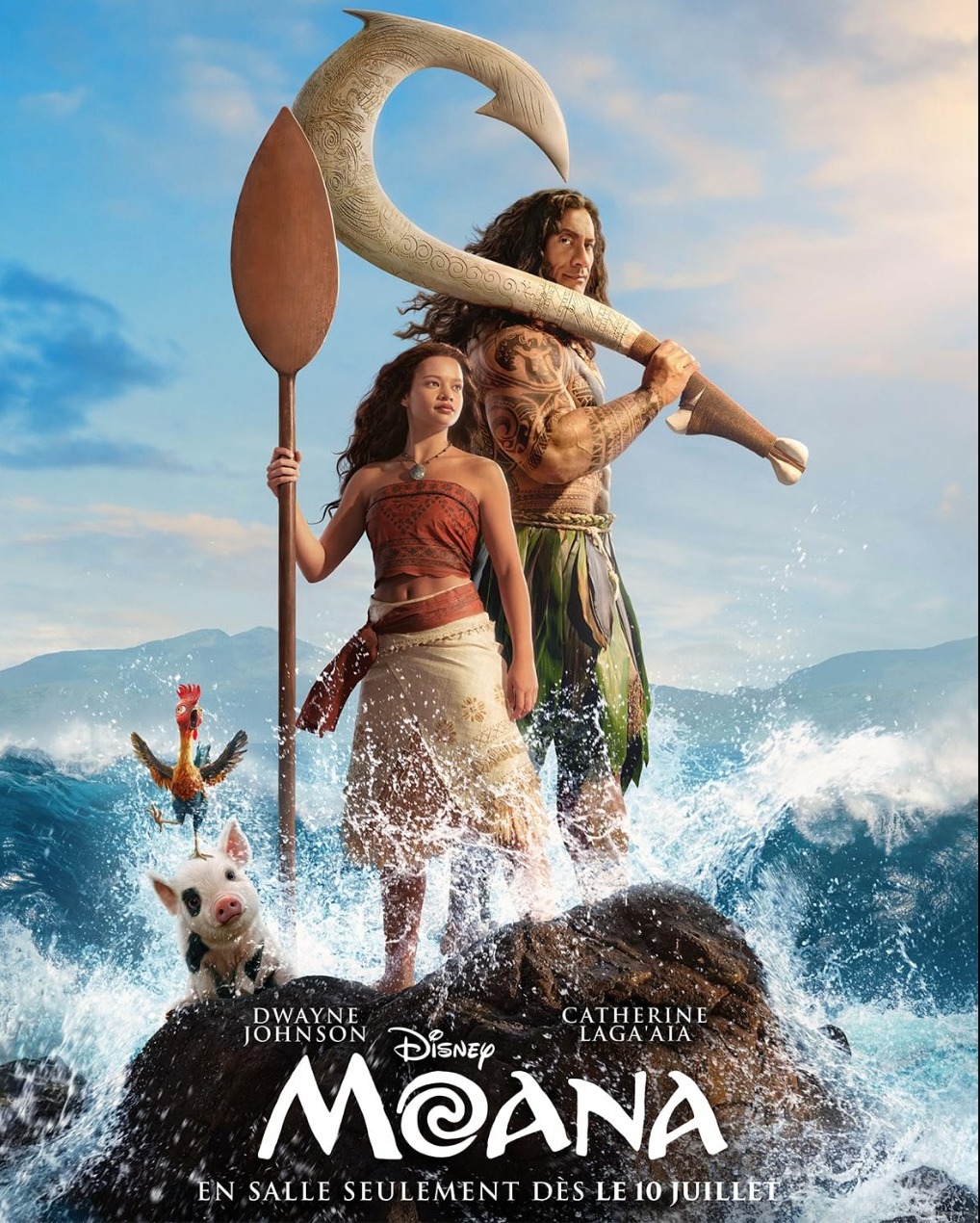 Dwayne Johnson y Catherine Lagaʻaia son los protagonistas de la historia / Especial