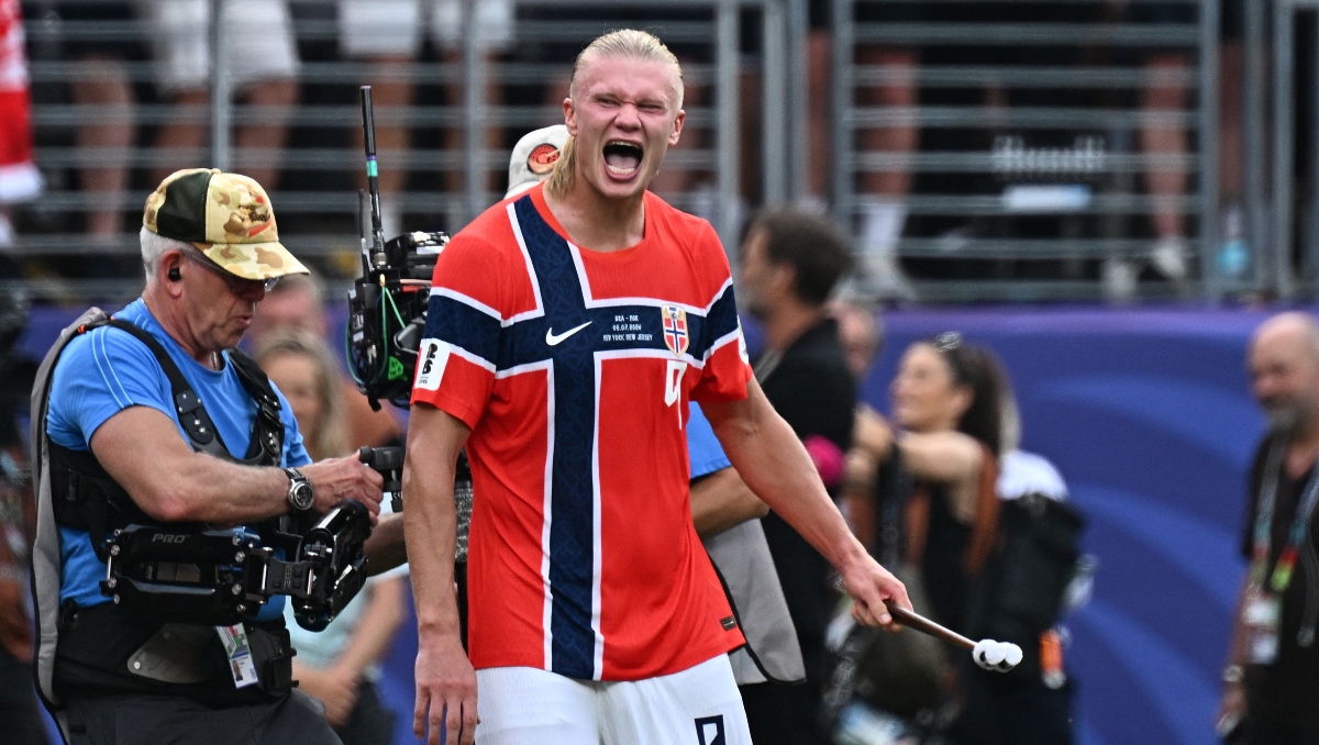 Erling Haaland acepta que el duelo ante Inglaterra en el Mundial 2026 será especial para él (AFP)