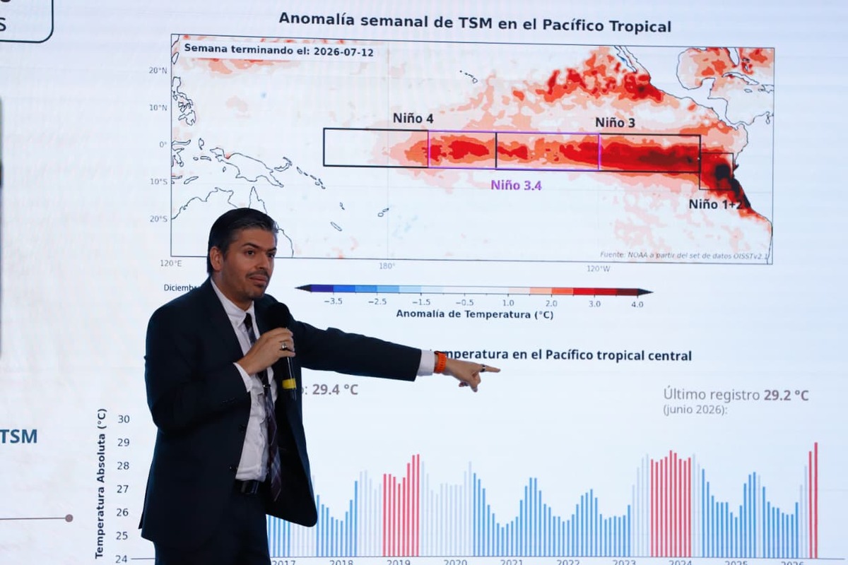 Fabián Vázquez Romaña, coordinador general del Servicio Meteorológico Nacional. |  Foto: Ariana Pérez
