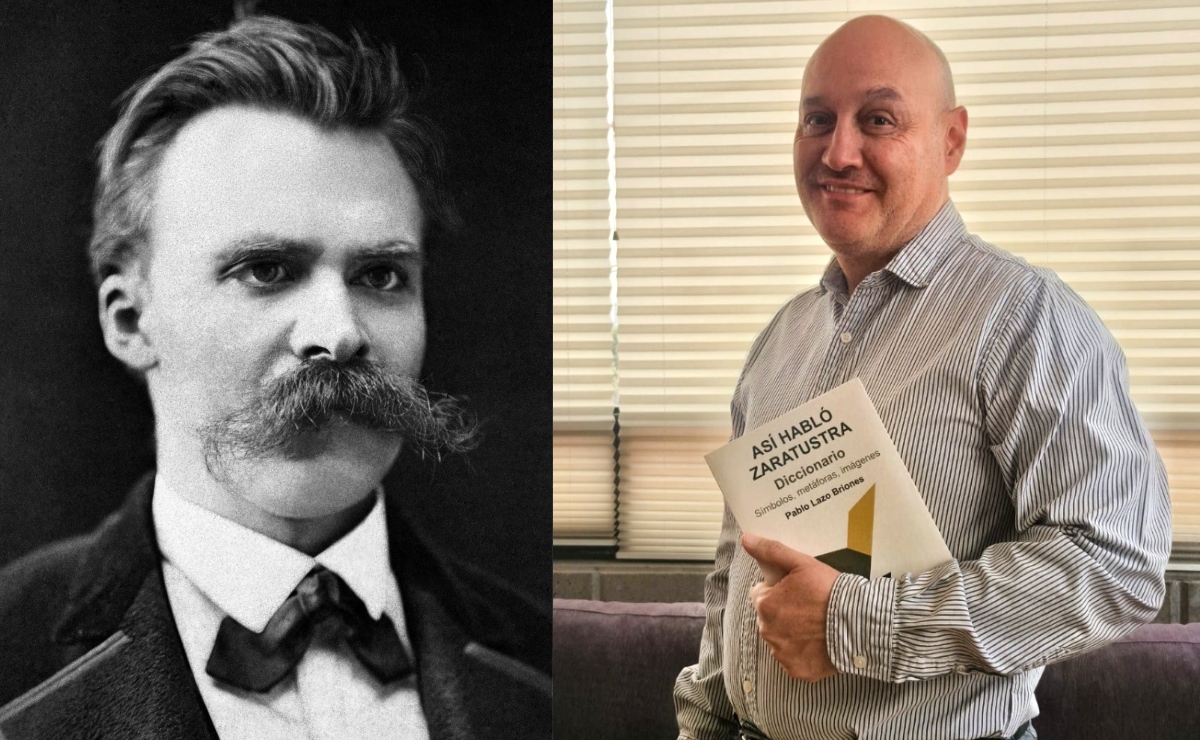 El filósofo Friedrich Nietzsche. (Wikimedia Commons) | El filósofo Pablo Lazo Briones. (Cortesía)