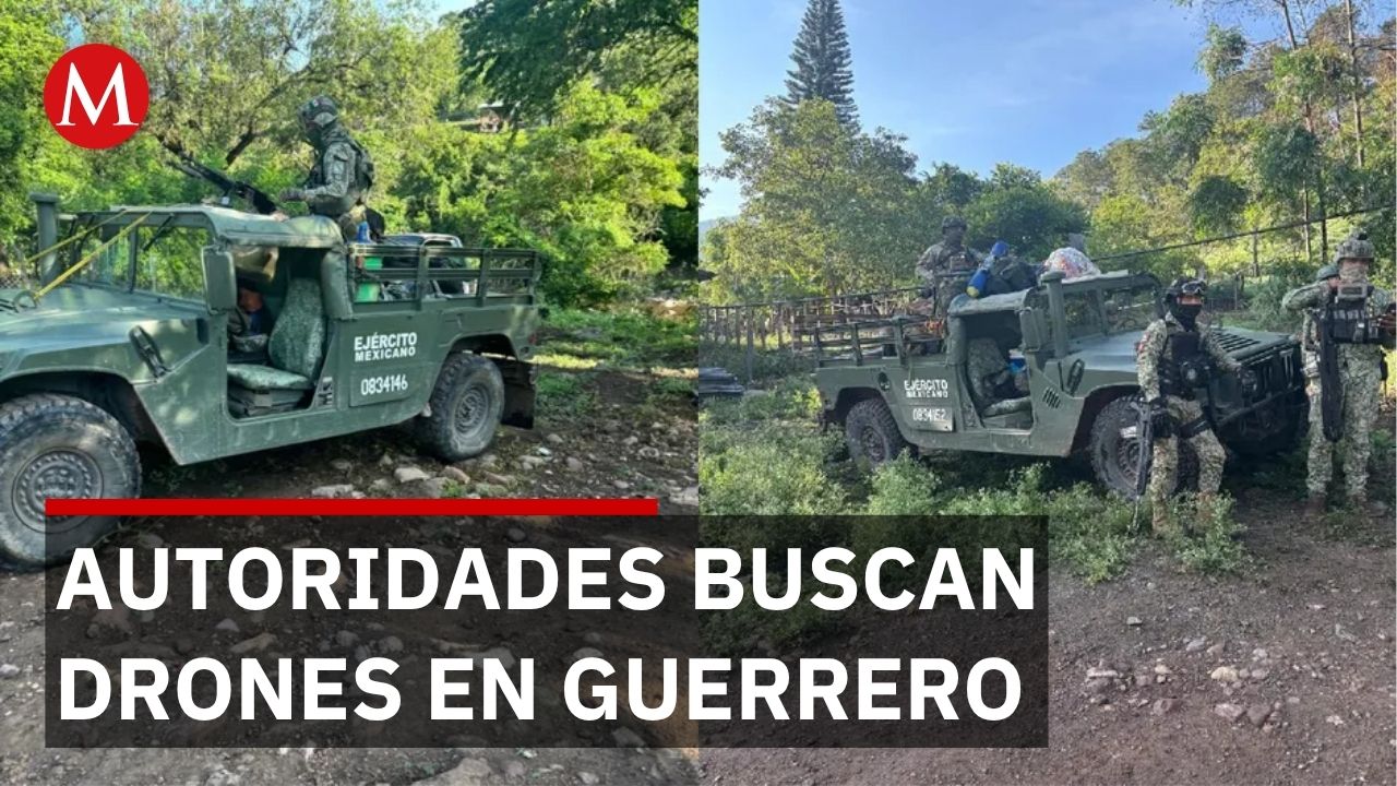 Gobierno descarta ataques con drones en Guerrero pero comunidad reporta 100 artefactos explosivos