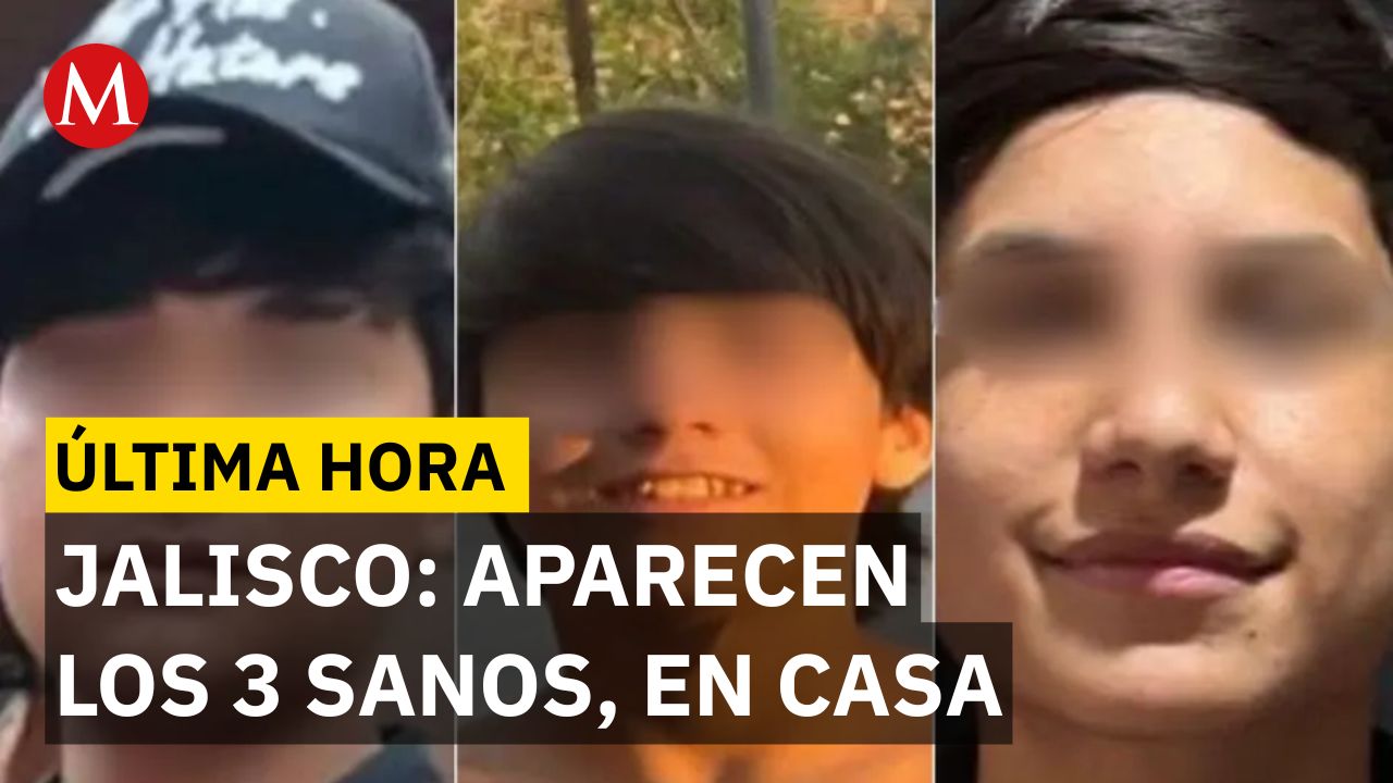 Tres menores desaparecidos tras graduación en Jalisco aparecen con vida en sus casas