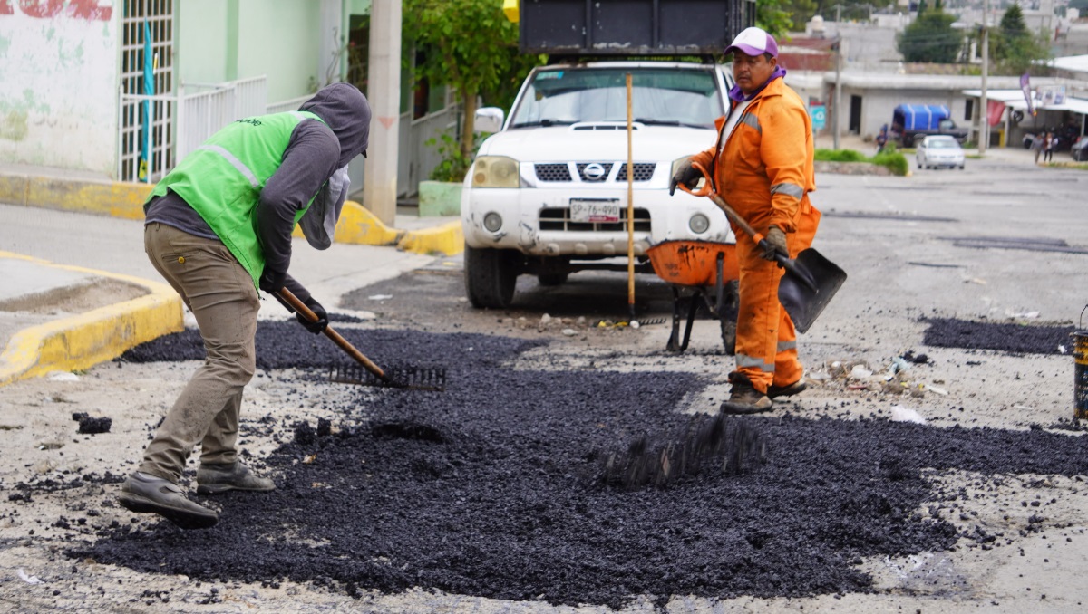 Preparan vialidades para relaminación en calles de Amozoc, Puebla | Especial