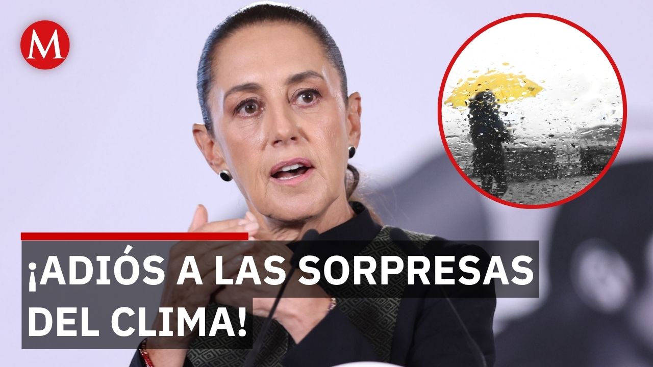 Sheinbaum anuncia sistema de alerta celular para fenómenos meteorológicos