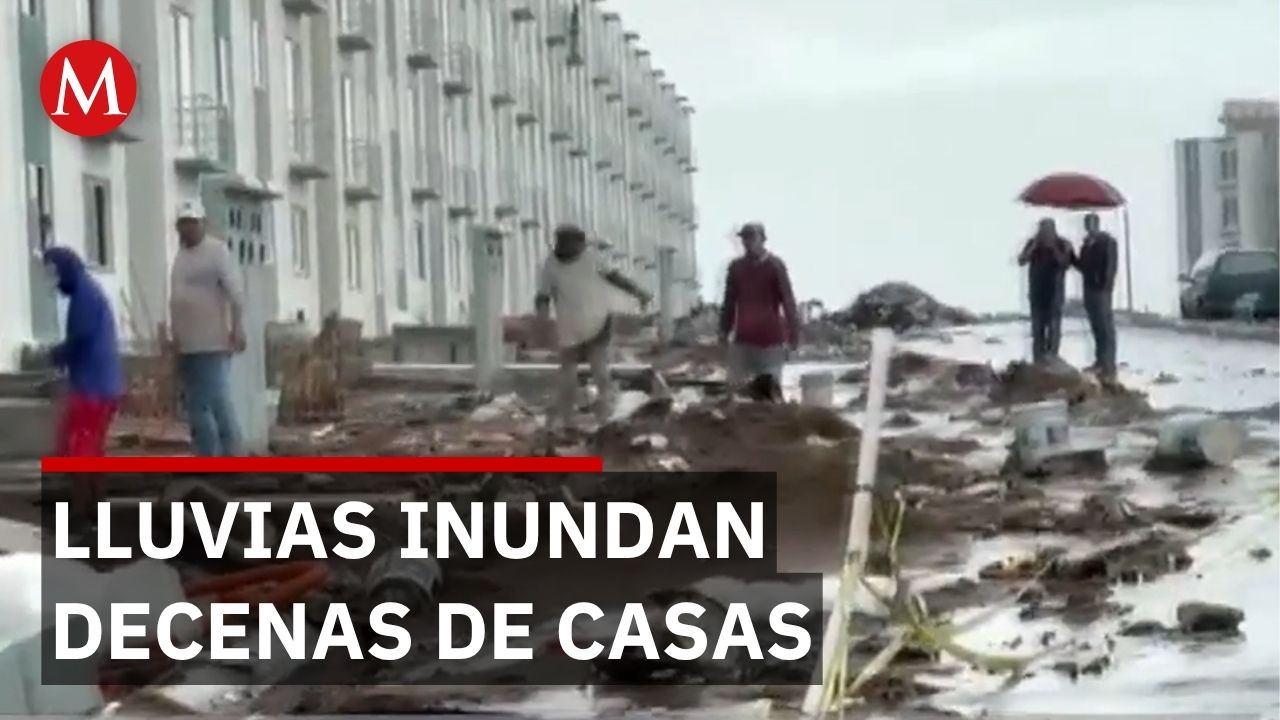 Veracruz declara saldo blanco en inundaciones pero 60 viviendas siguen bajo el agua