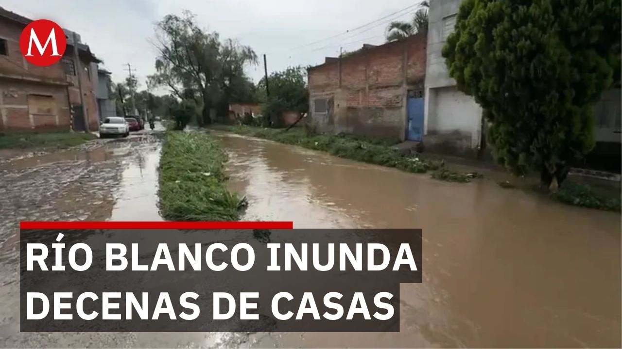 40 viviendas afectadas en Zapopan por desbordamiento del Río Blanco; autoridades prometen obras