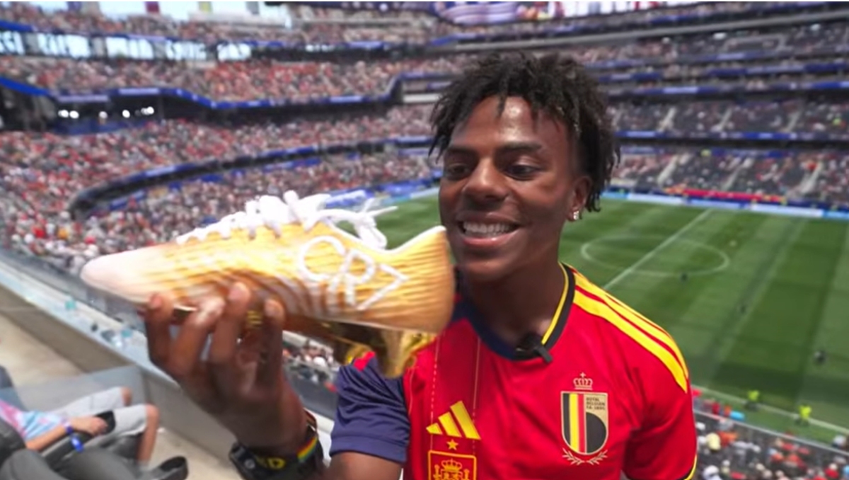 Cristiano Ronaldo le regaló sus botines especiales creados para el Mundial 2026 al streamer estadunidense Speed.