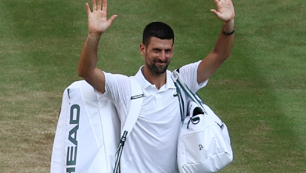 Djokovic asume el golpe en Wimbledon y no descarta regresar en 2027. (Agencia Reuters)