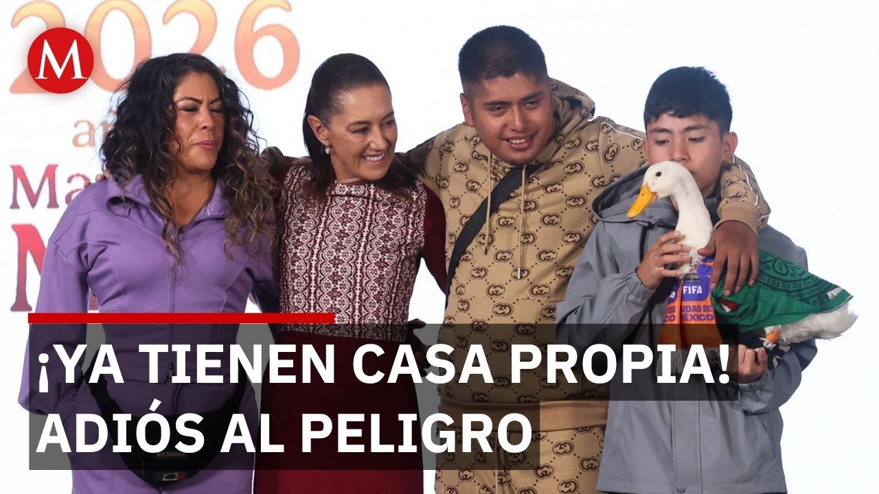 El emotivo agradecimiento de la familia del 'Pato Merlín' a Sheinbaum