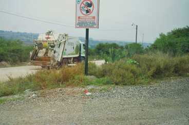 Habitantes de Tezontepec de Aldama que se oponen al relleno sanitario.