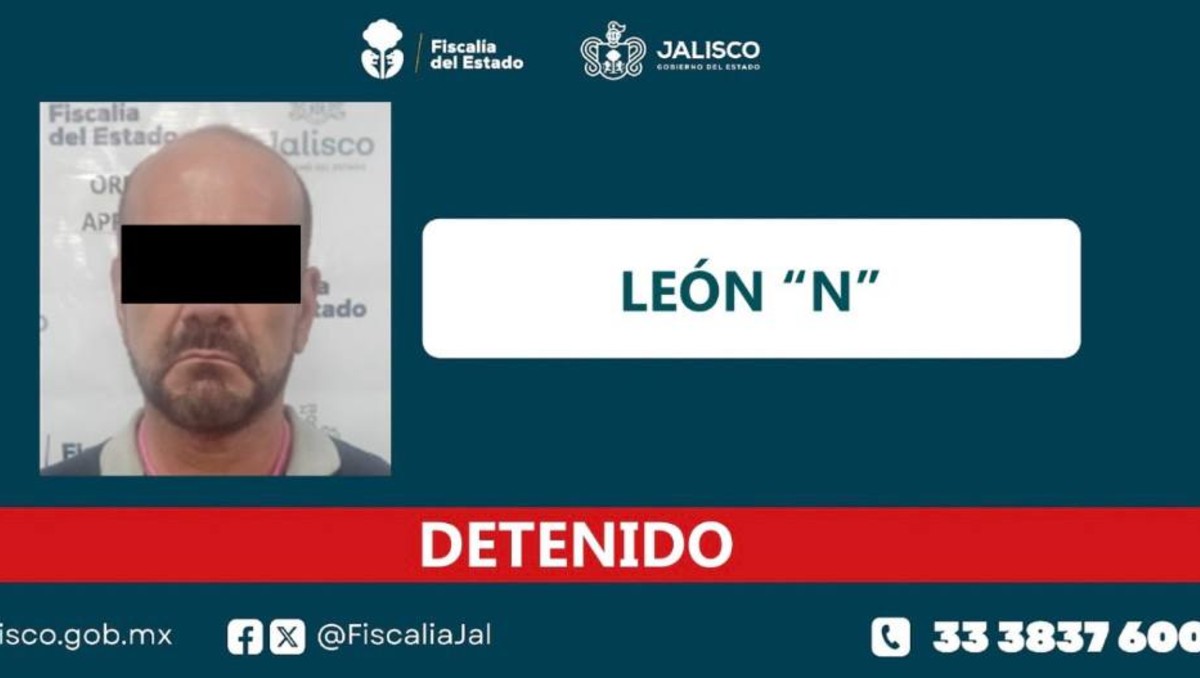 Hombre es detenido por maltrato animal en Saltillo, Coahuila (Cortesía Fiscalía de Jalisco)