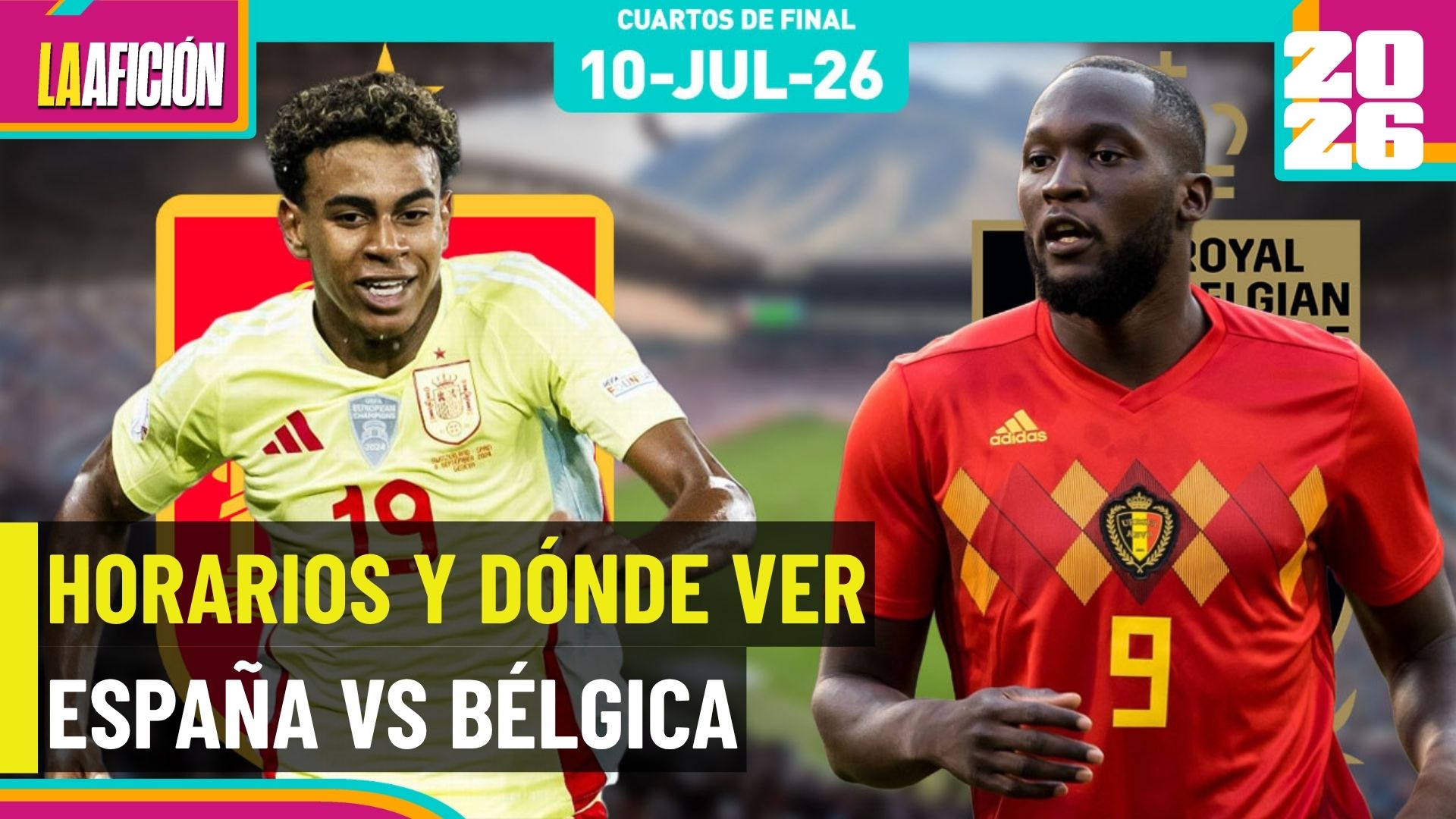 A qué hora y dónde ver el partido de cuartos de final España vs Bélgica