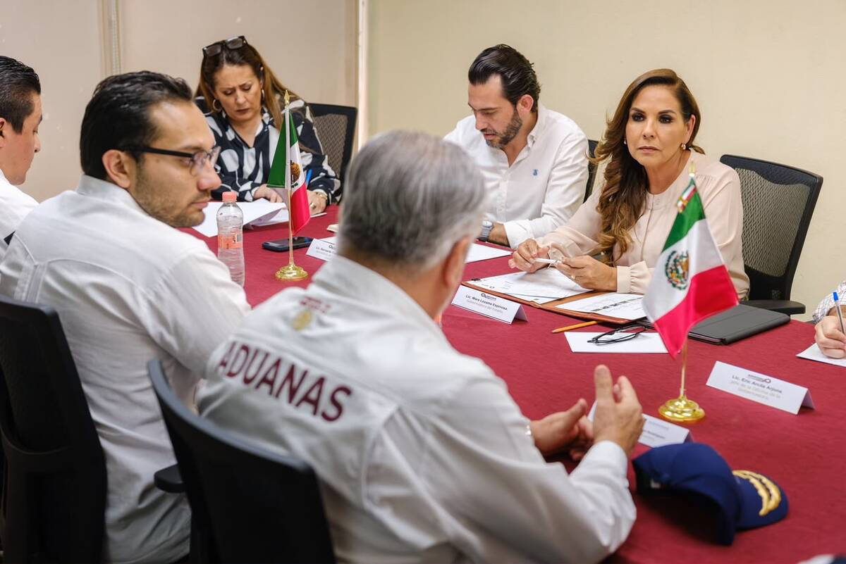 Mara Lezama supervisa avances para mejorar la atención aduanera en el AIC. | Especial