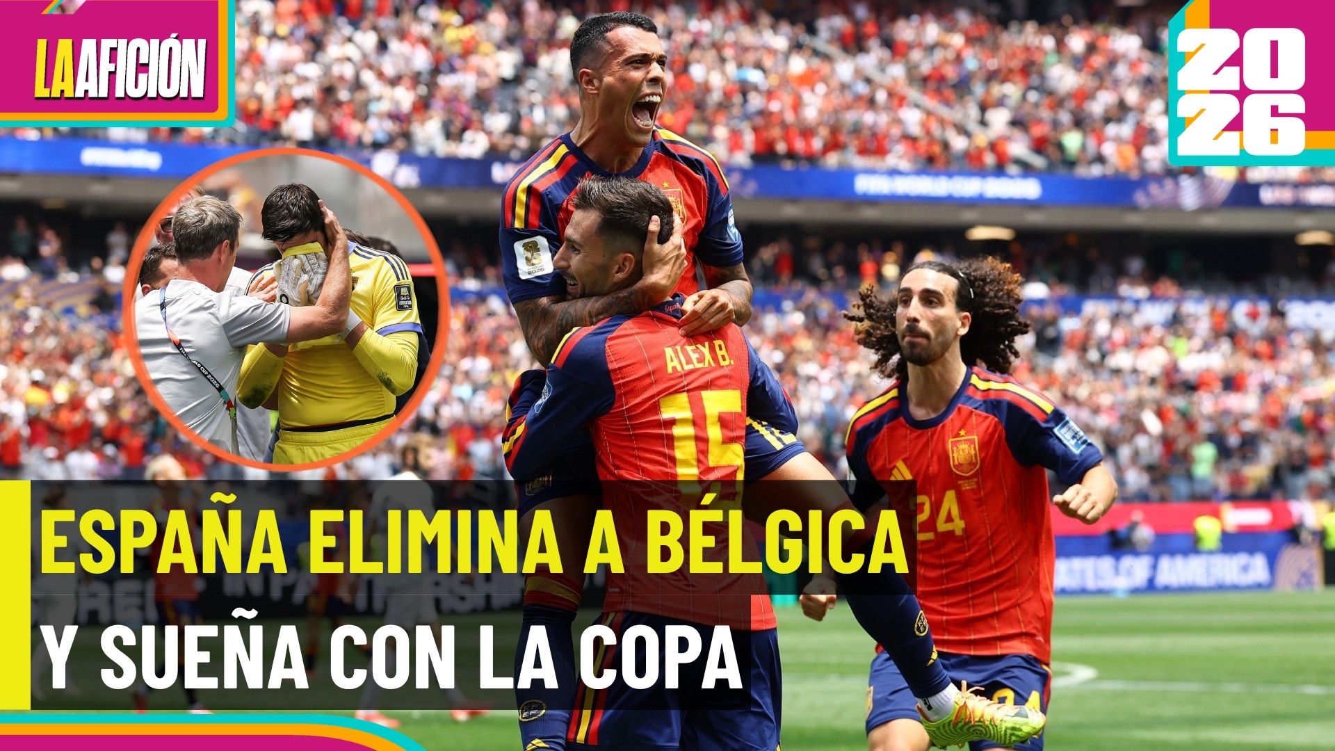 ¡Merino vuelve a aparecer! España deja fuera a Bélgica y avanza a Semifinales