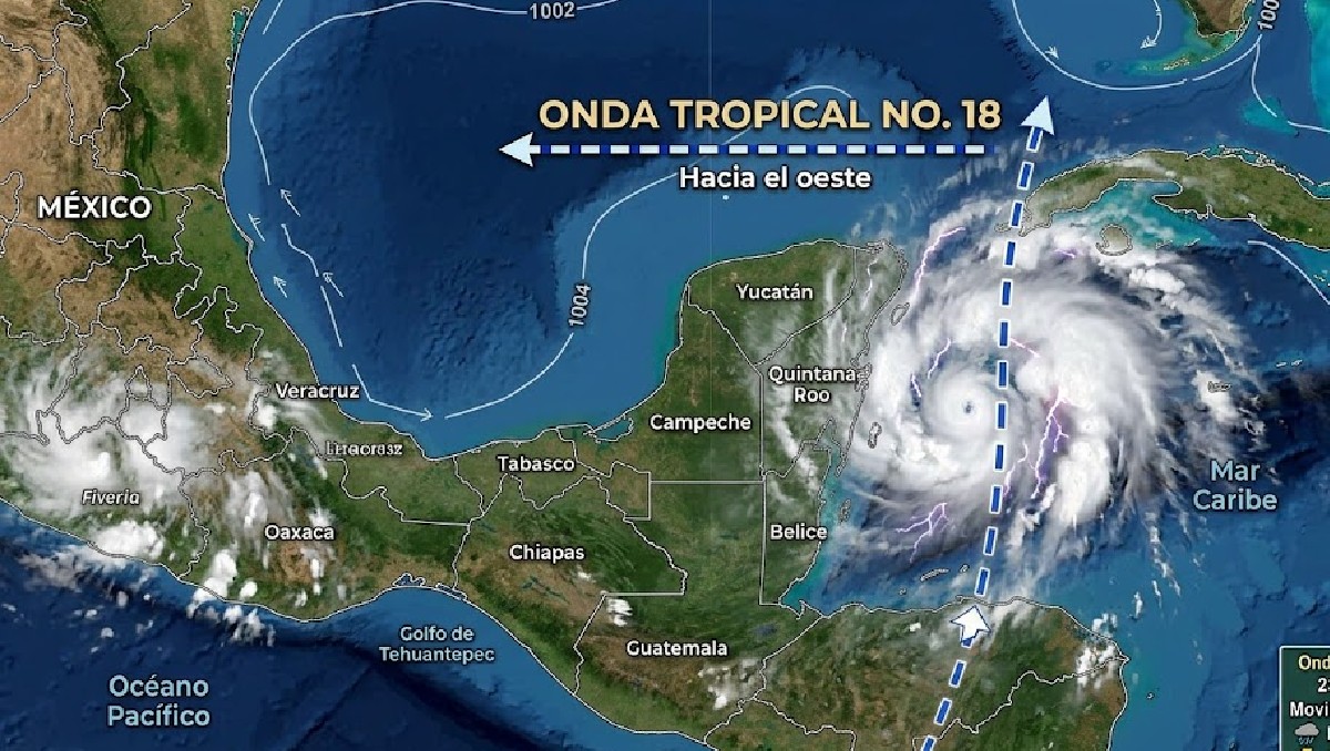 La onda tropical número 18 se acerca desde el sureste de México | IA Discover