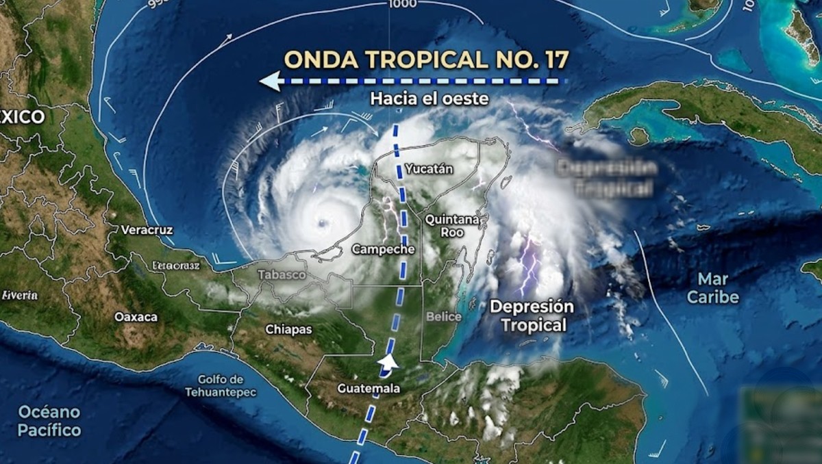 La onda tropical número 17 se acercó desde el sureste de México | IA Discover