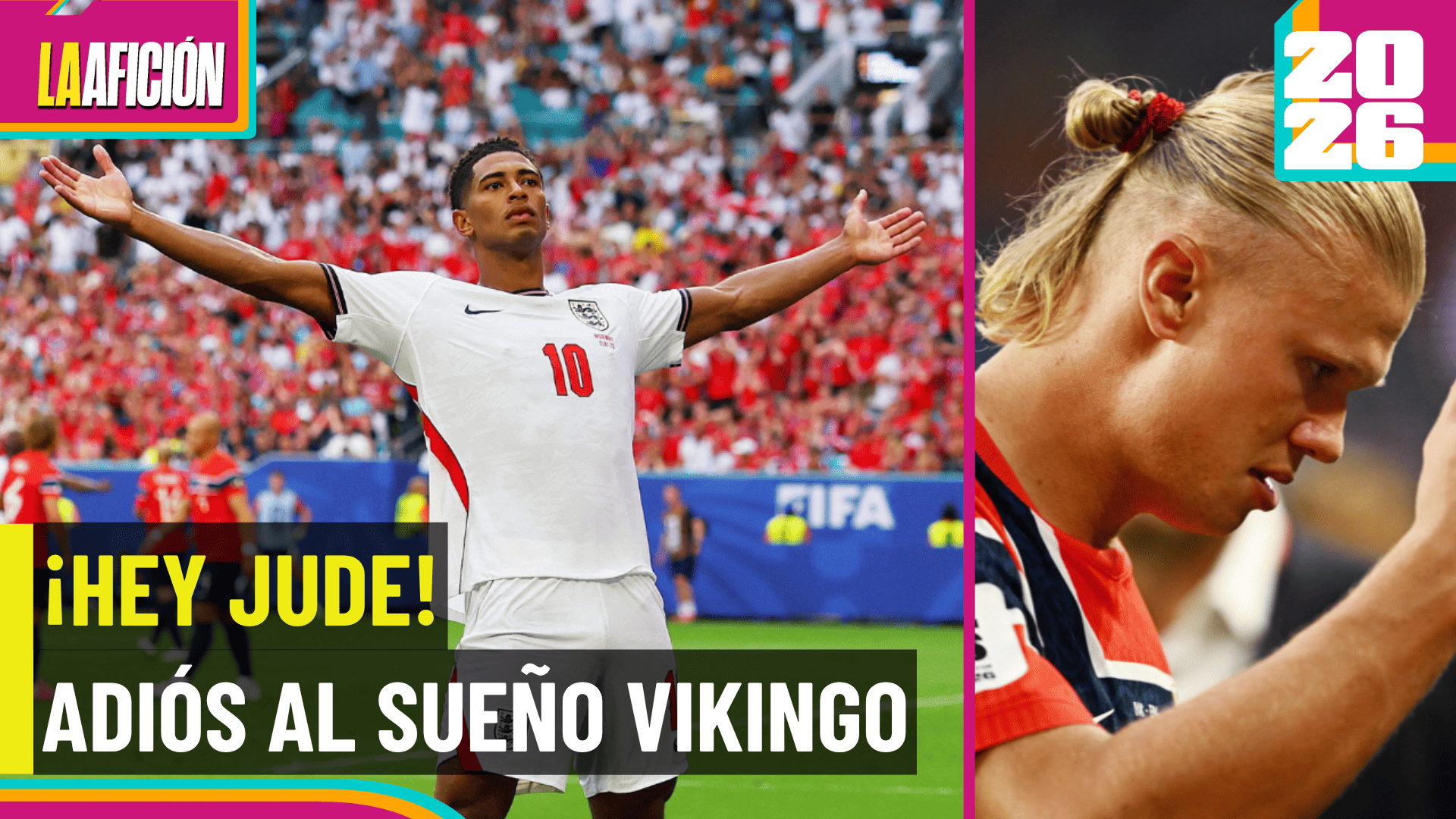 ¡Bellingham rescató a Inglaterra! Remontada épica y el 'It's Coming Home' vuelve a sonar