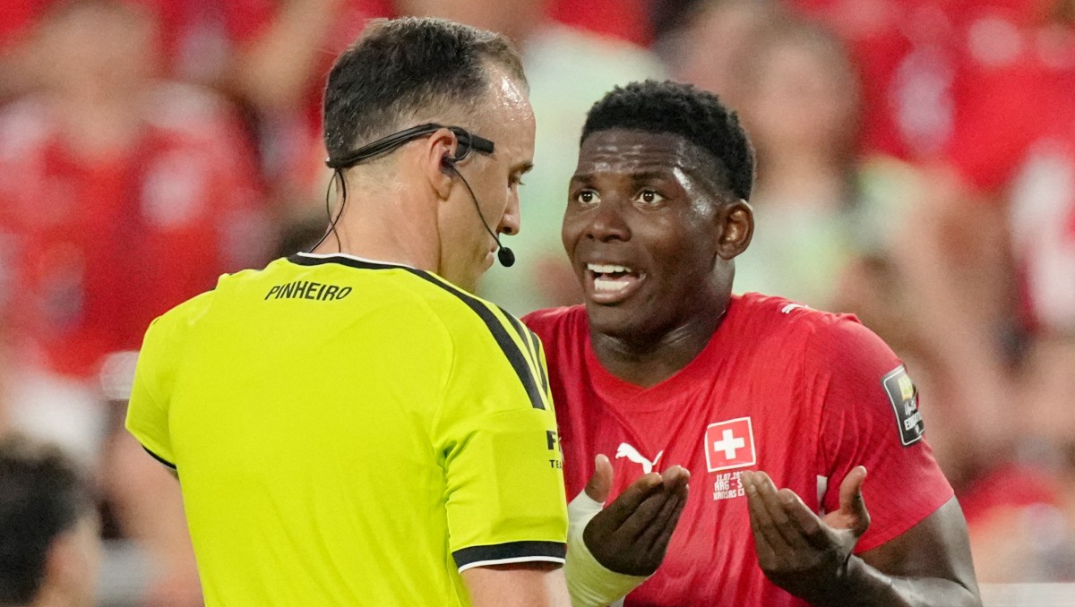 Breel Embolo se fue expulsado del partido Argentina vs Suiza en los Cuartos de Final del Mundial 2026 (Reuters)