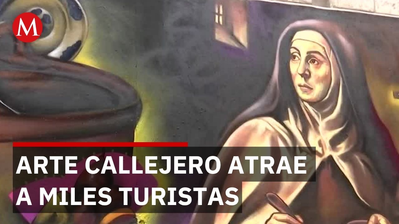 Callejón abandonado se transforma en galería de arte y atrae turistas a Puebla