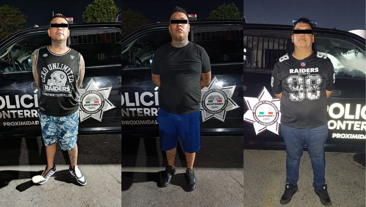 Los tres detenidos fueron puestos a disposición del Ministerio Público. Especial
