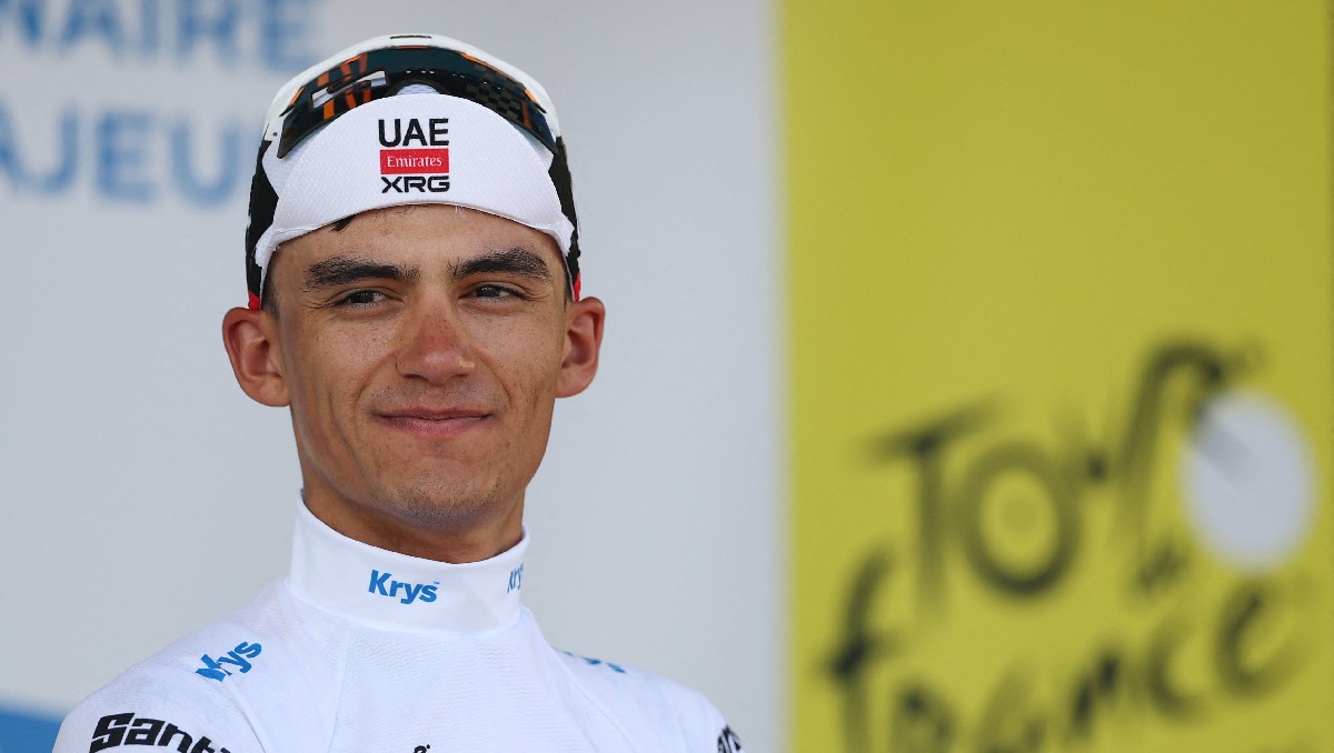 Isaac del Toro se mantiene en el top 3 del Tour de Francia tras la etapa 8 (Reuters)