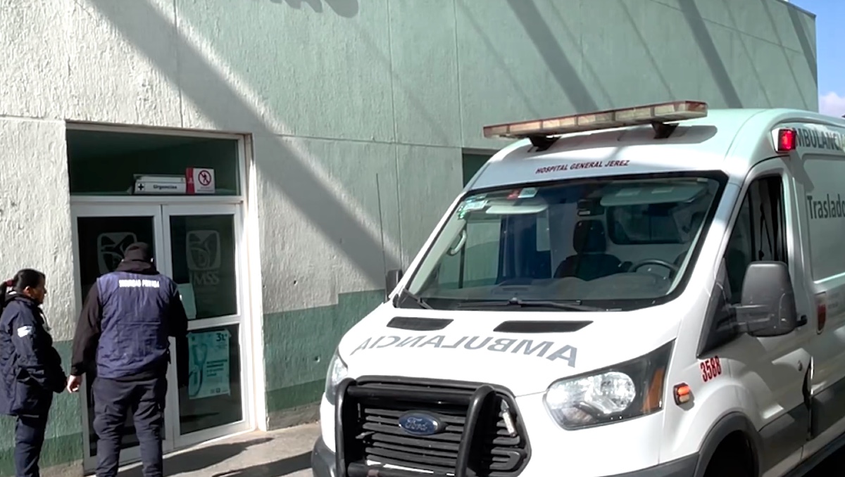 La niña es atendida en el Hospital General de Zacatecas. | Especial