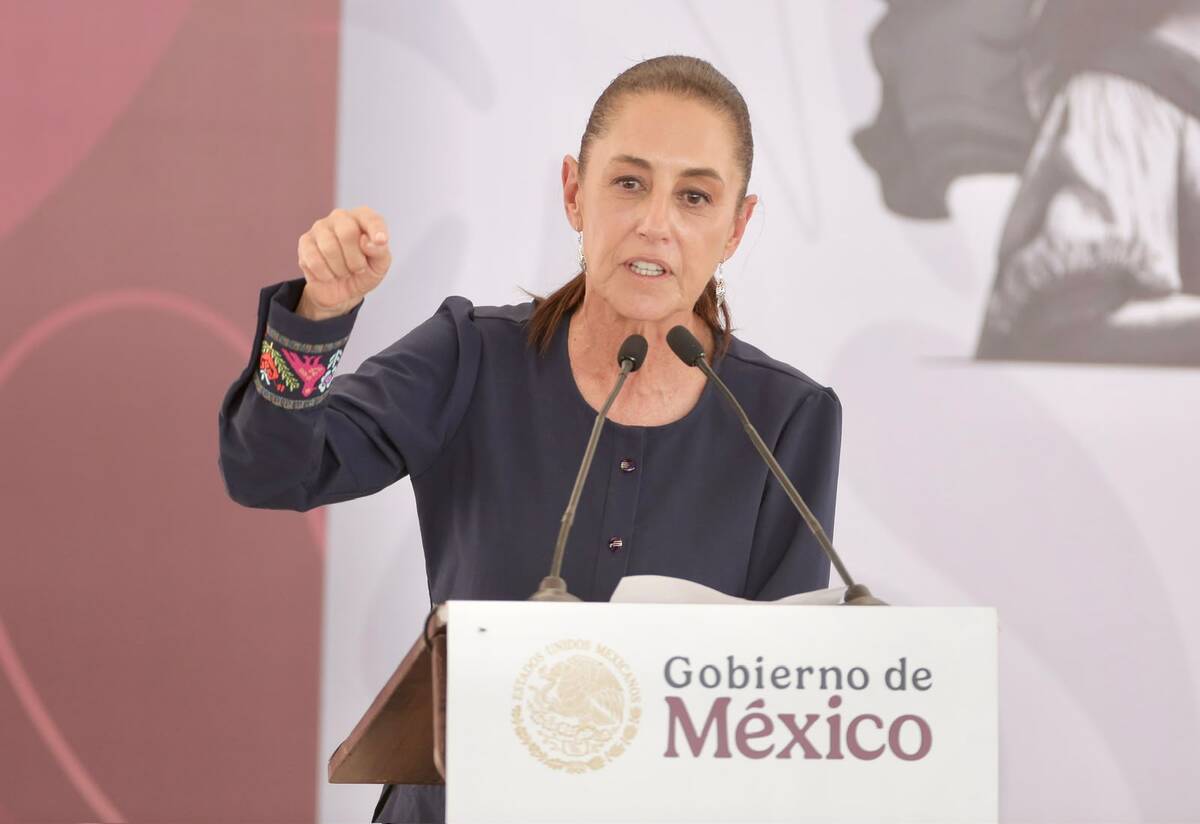 La presidenta Claudia Sheinbaum en conferencia de prensa. | Foto: Ariel Ojeda